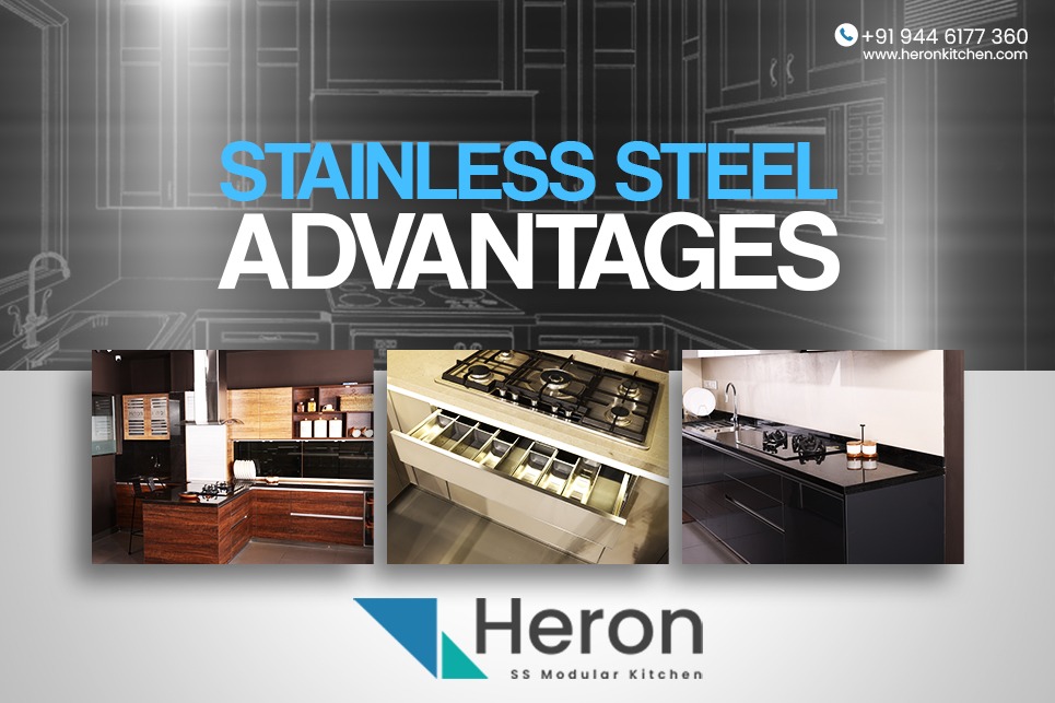 Advantages of heron stainless steel modular kitchen - PRODUCTwncf